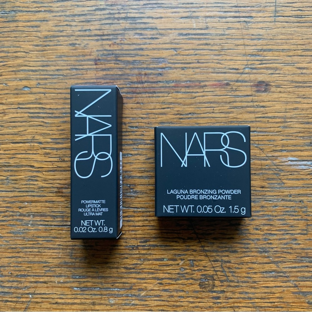 NARS lipstick and bronzer bundle